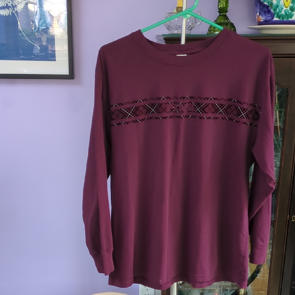PINK Victoria's Secret Maroon Top - Never Worn